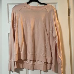 Pink-peach Sweaty Betty After Class Sweatshirt